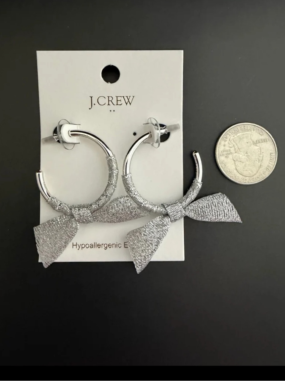 J. Crew Factory Ribbon Wrapped Hoops - Picture 3 of 8